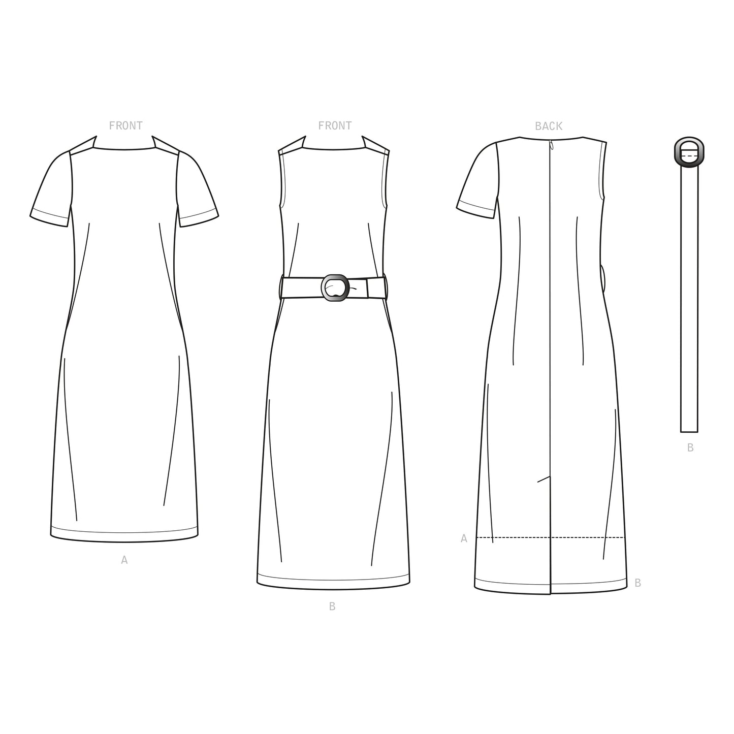 New Look Sewing Pattern 6667: Misses' Dress