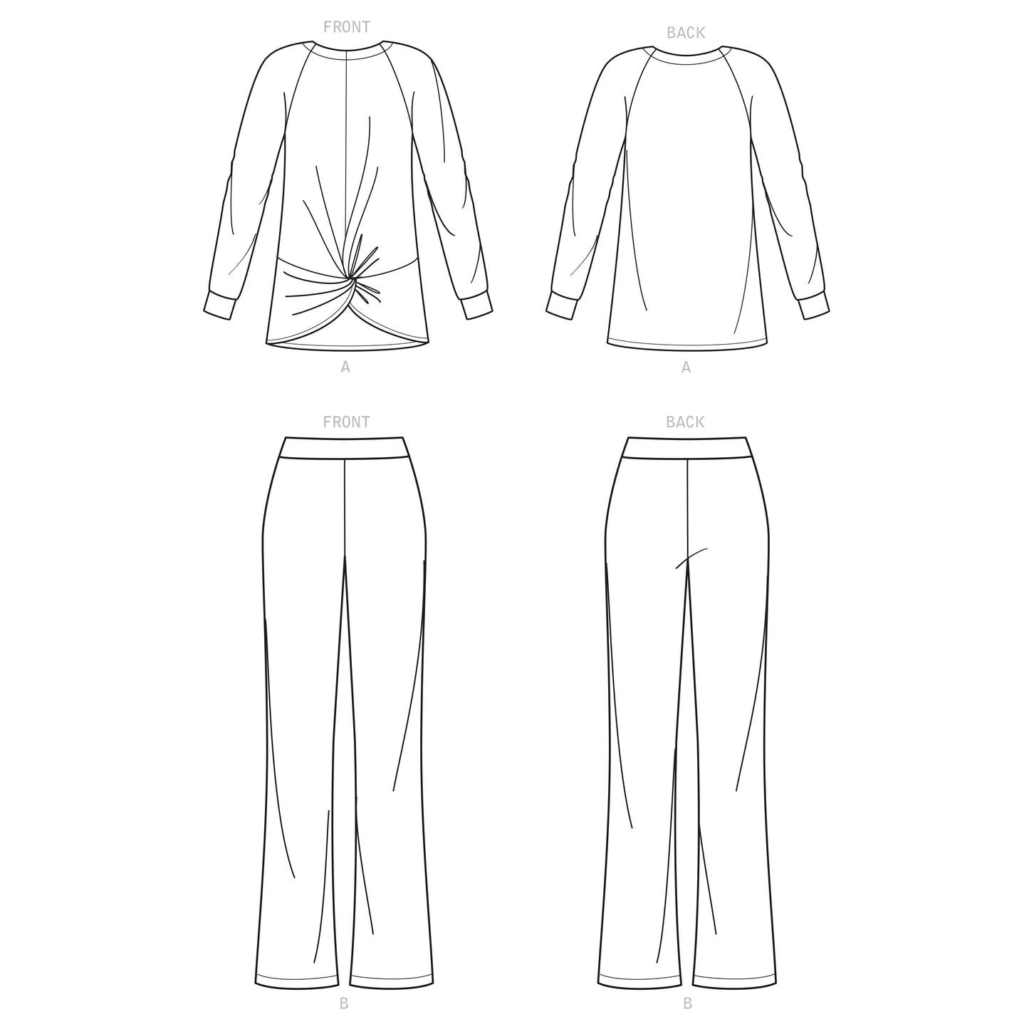 New Look Sewing Pattern 6689: Misses' Sportswear