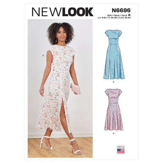 New Look Sewing Pattern 6696: Misses' Dresses