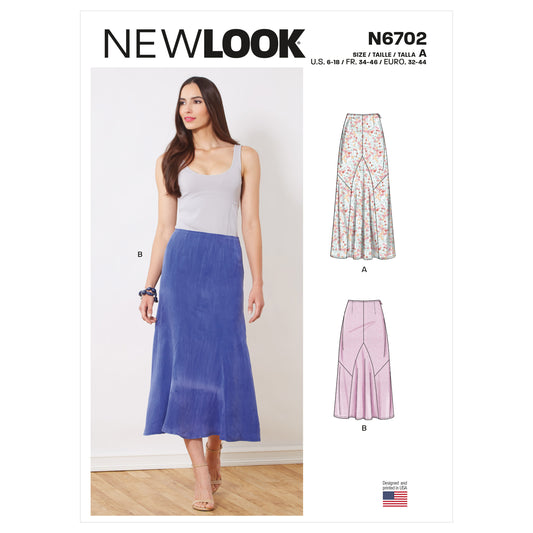 New Look Sewing Pattern 6702: Misses' Skirts