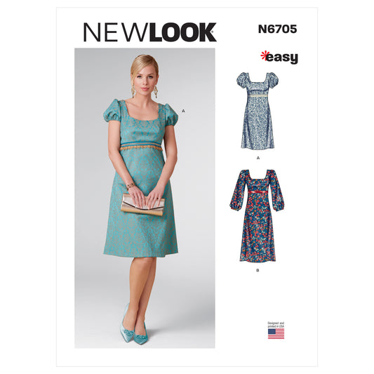 New Look Sewing Pattern 6705: Misses' Dress