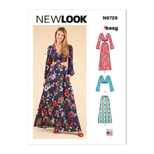 New Look Sewing Pattern 6729: Misses' Dresses