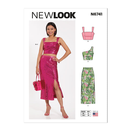 New Look Sewing Pattern 6741: Misses' Two-Piece Dresses