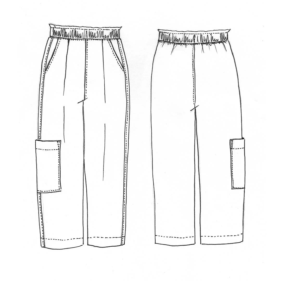 Naia Pants by Tessuti (paper sewing pattern)
