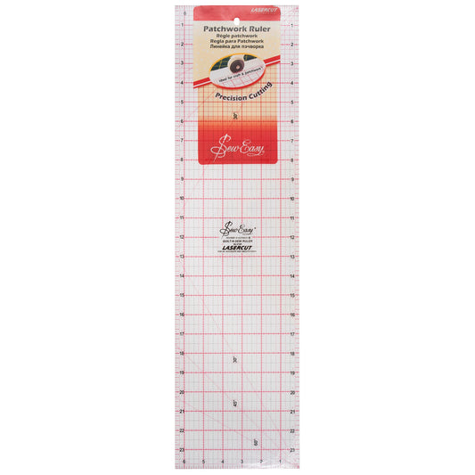 Sew Easy Patchwork Ruler 24in x 6.5in