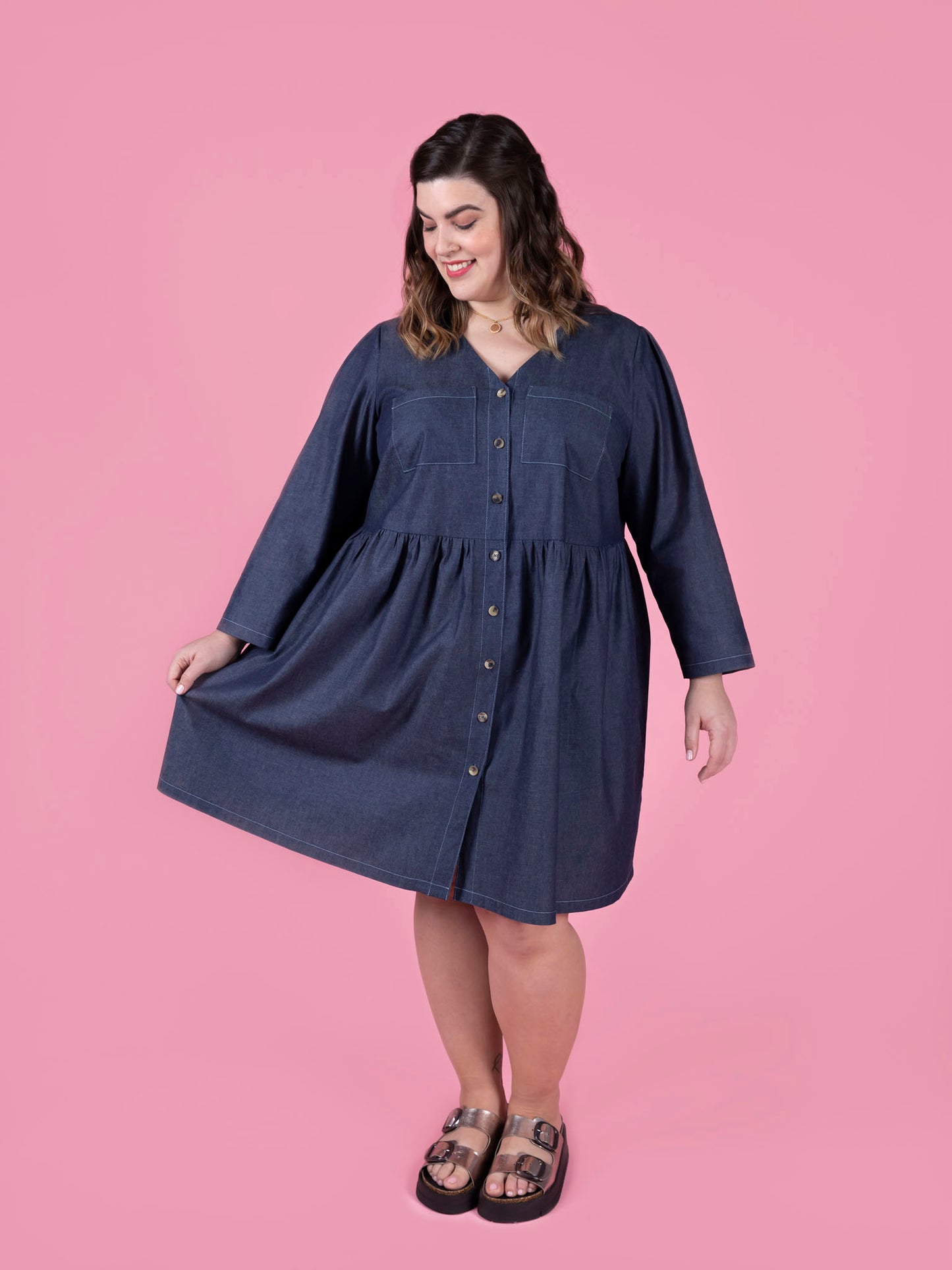 Nell Blouse and Dress by Tilly and the Buttons (1045) (paper sewing pattern)