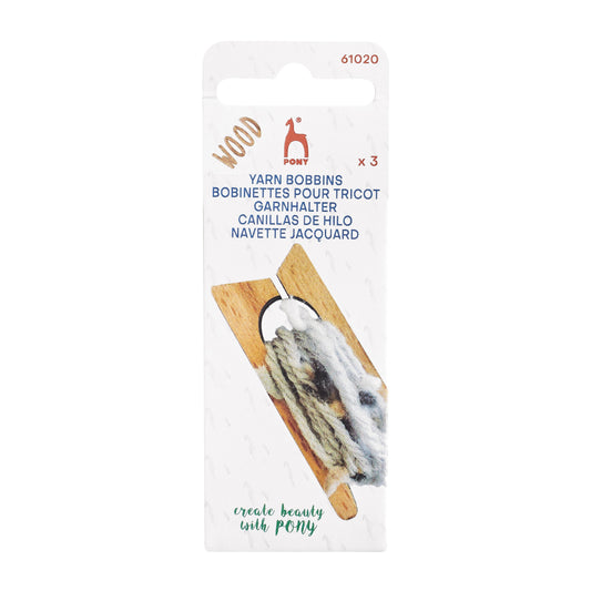 Pony Wooden Yarn Bobbin: Small
