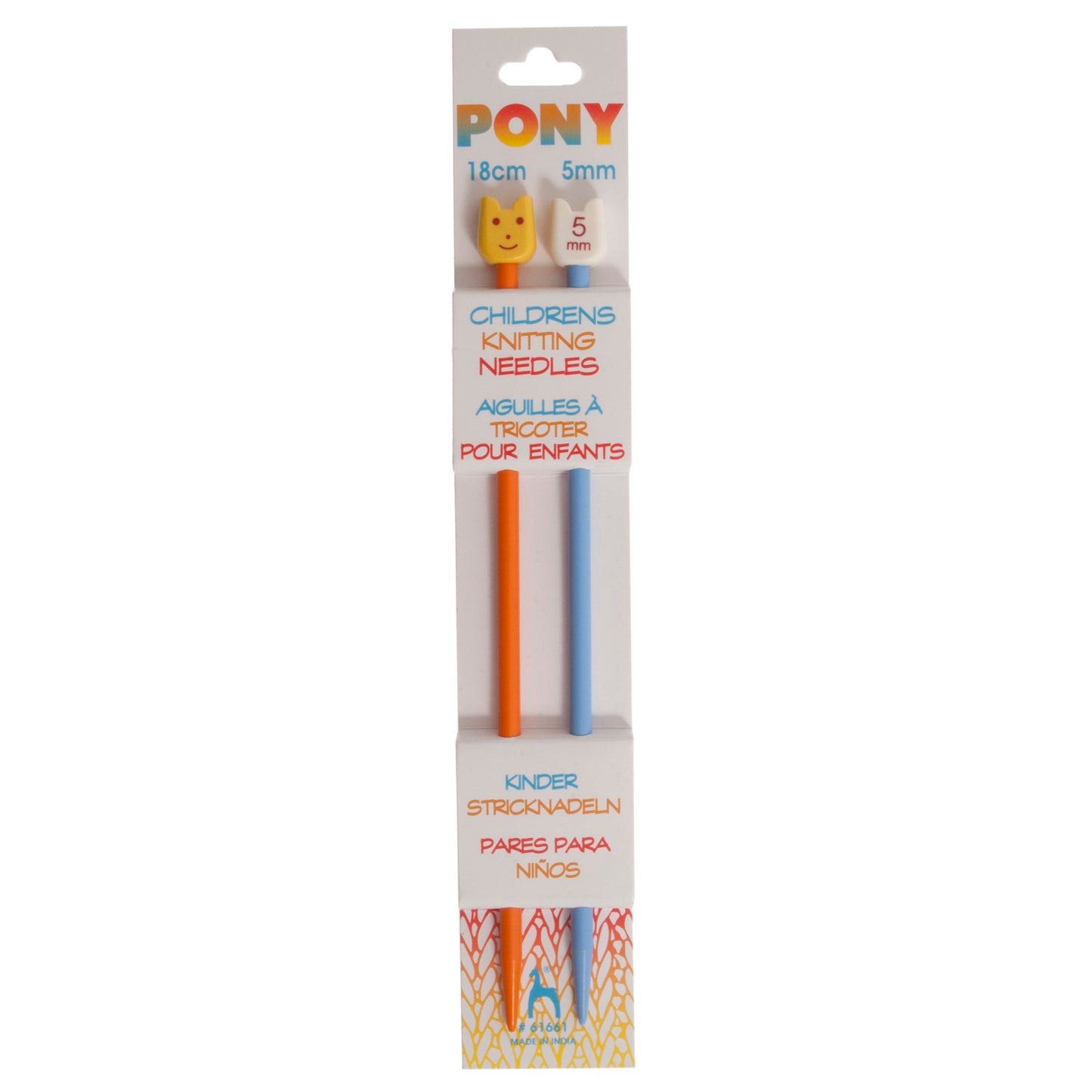 Pony Children's Knitting Needles (18cm)