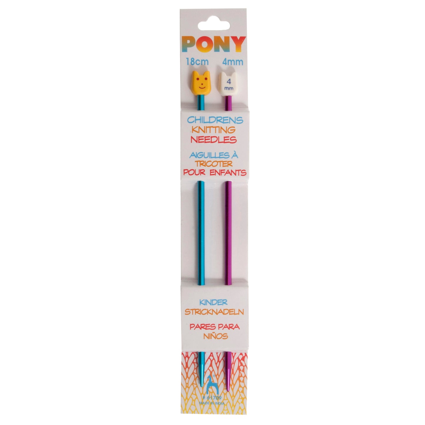 Pony Children's Knitting Needles (18cm)