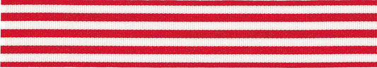 Woven Stripe Ribbon 16mm: Various Colours