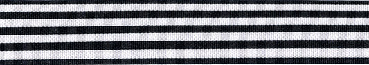Woven Stripe Ribbon 25mm: Various Colours