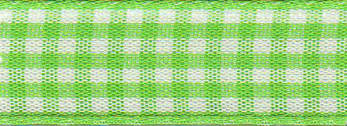 Gingham Ribbon 25mm: Various Colours