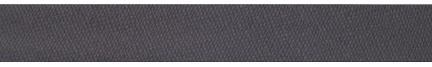 Polycotton Bias Binding 25mm: Silver Grey