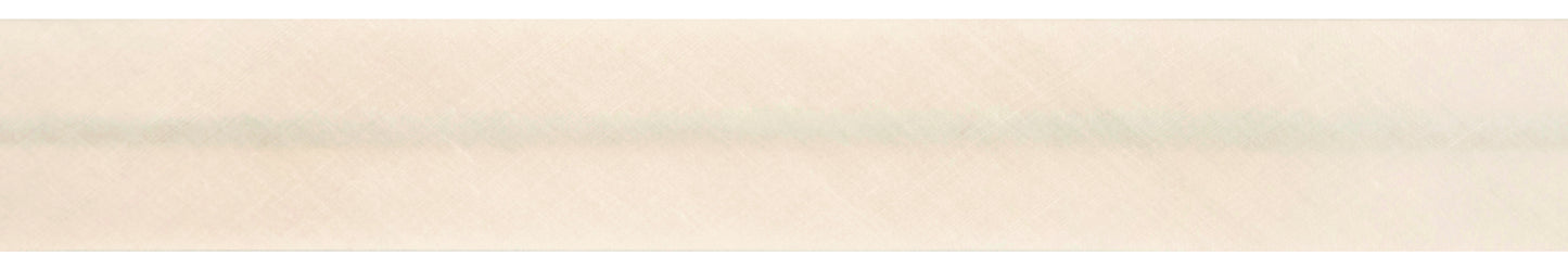Polycotton Bias Binding 25mm: Cream