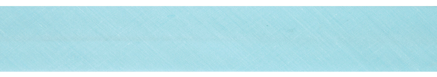 Polycotton Bias Binding 25mm: Sky