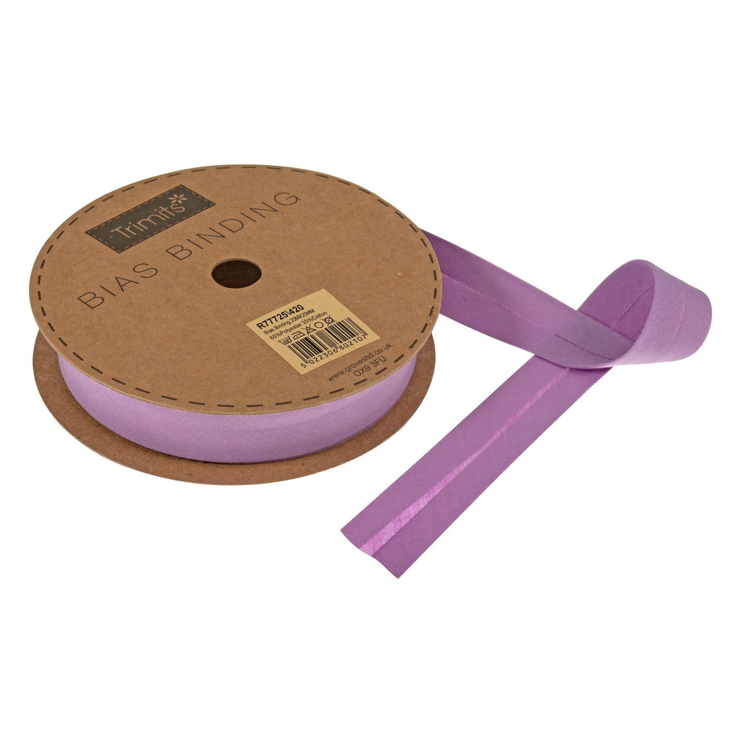 Bias Binding 25mm: Lilac
