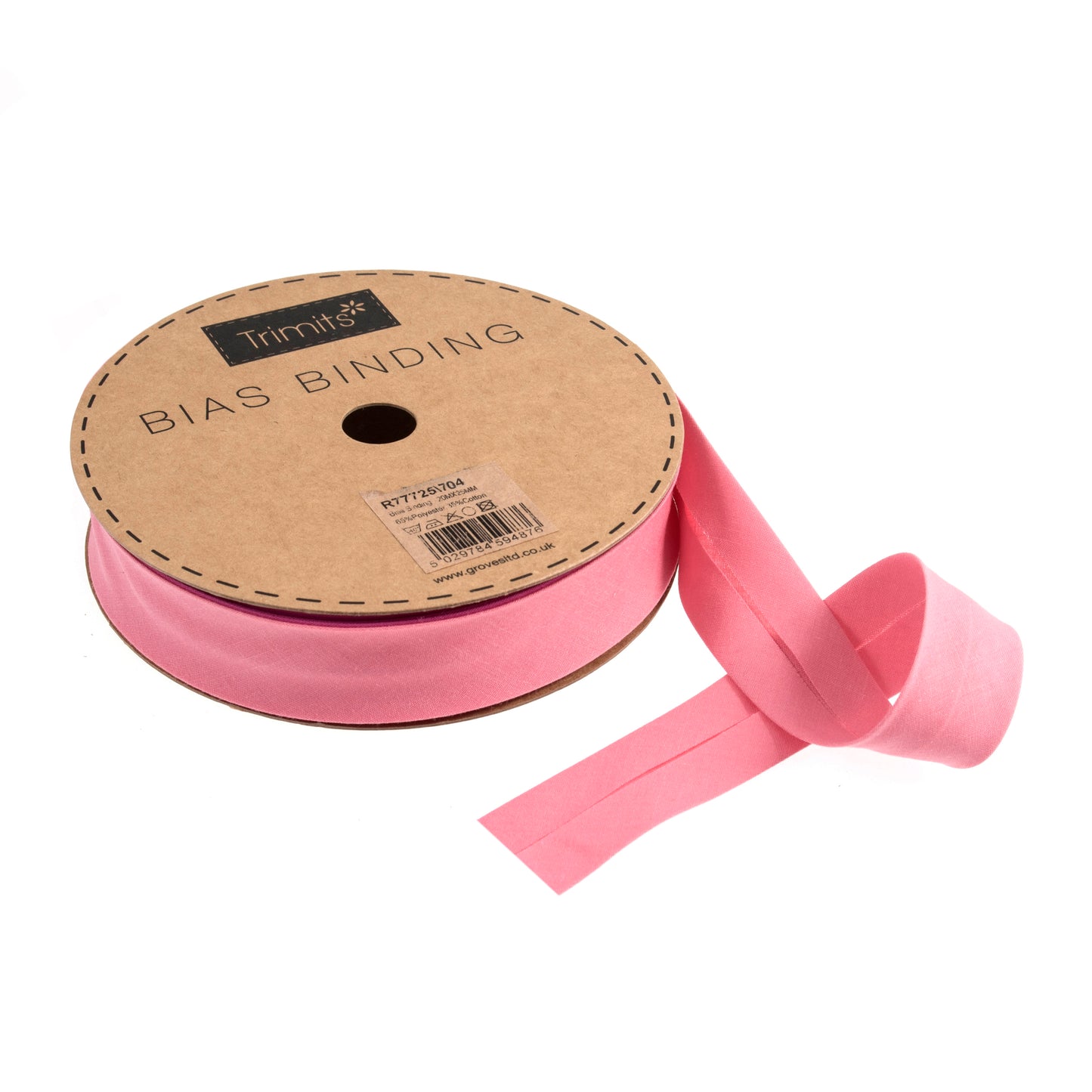 Bias Binding 25mm: Pink