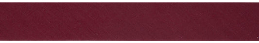 Polycotton Bias Binding 25mm: Wine