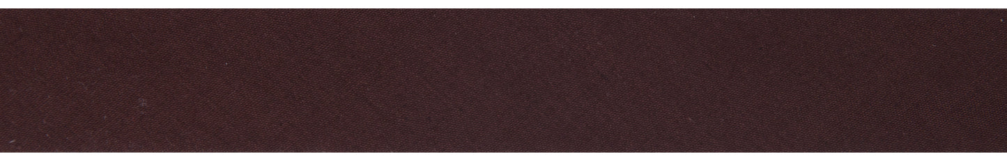 Polycotton Bias Binding 25mm: Chocolate