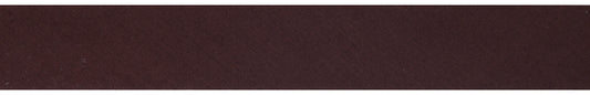 Polycotton Bias Binding 25mm: Chocolate