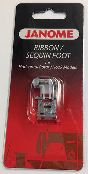 Janome Ribbon/Sequin Foot for Horizontal Rotary Hook for Cat B/C Models