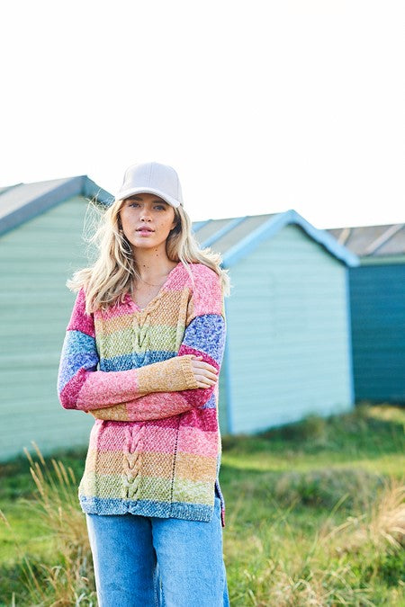 Sweater and Tank Top in Stylecraft Batik Swirl 10006 (printed pattern)