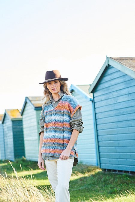 Sweater and Tank Top in Stylecraft Batik Swirl 10006 (printed pattern)