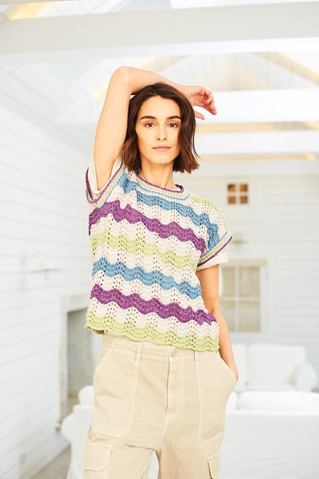 Sweater, Top and Hat in Stylecraft ReCreate DK 10059