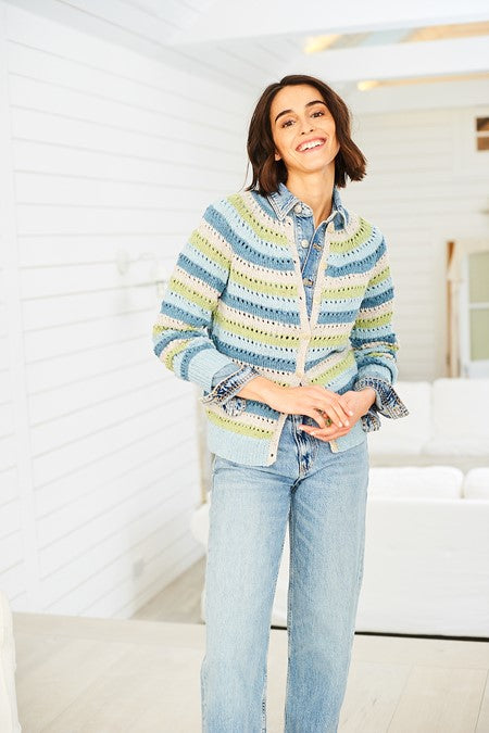 Ladies Cardigans in Stylecraft ReCreate DK 10057 (printed pattern)