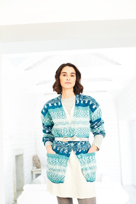 Cardigans in Stylecraft Easy Fair Isle Effect Aran 10074 (printed pattern)