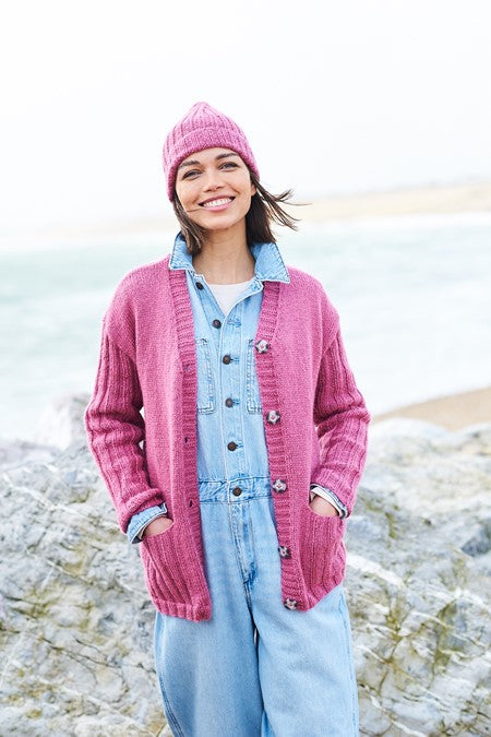 Cardigans in Stylecraft Aran 10090 (printed pattern)