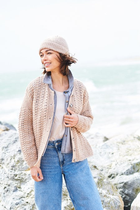 Sweater and Cardigan in Stylecraft Aran 10091 (printed pattern)