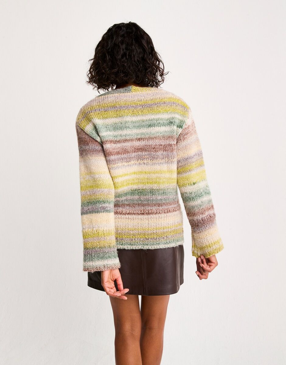 Set in Stone Sweater in Sirdar Jewelspun with Wool Chunky (10805)
