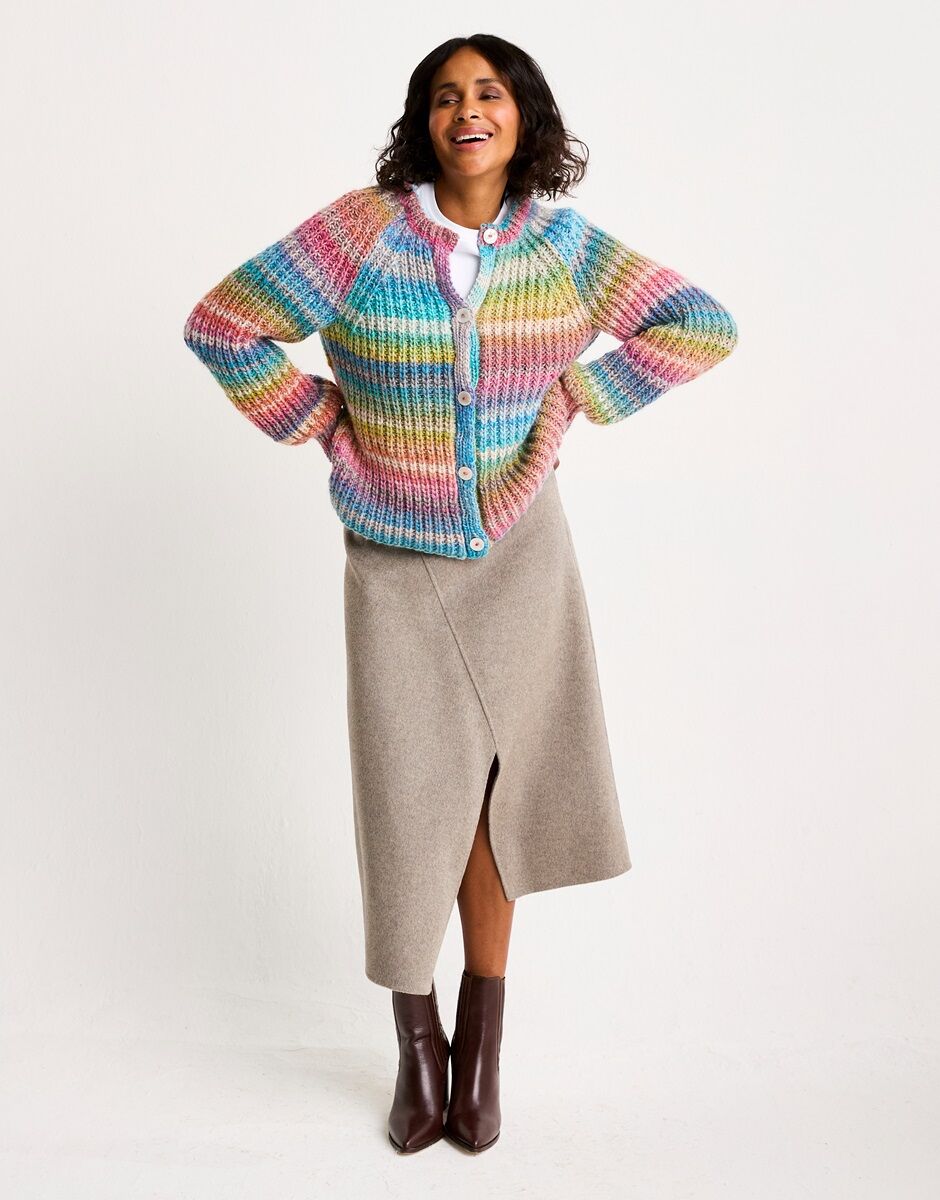 Metamorphic Cardigan in Sirdar Jewelspun with Wool Chunky (10806)