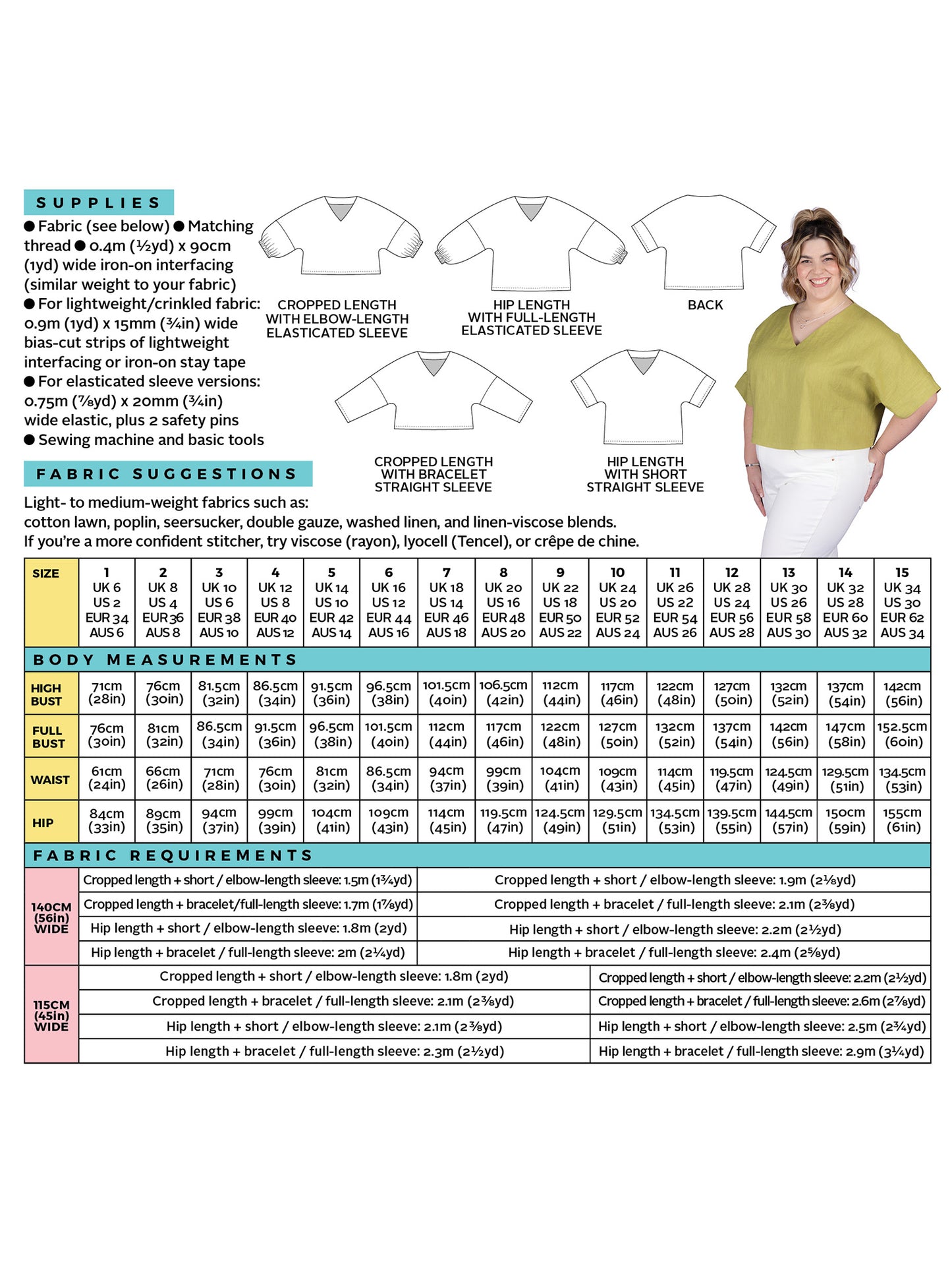 Samara Top by Tilly and the Buttons (1049) (paper sewing pattern)
