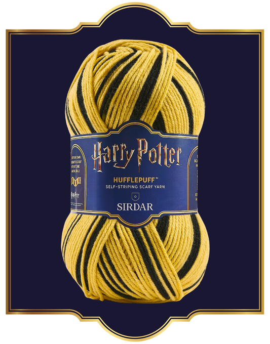 Harry Potter™ Self Striping Scarf Yarn by Sirdar: Hufflepuff™