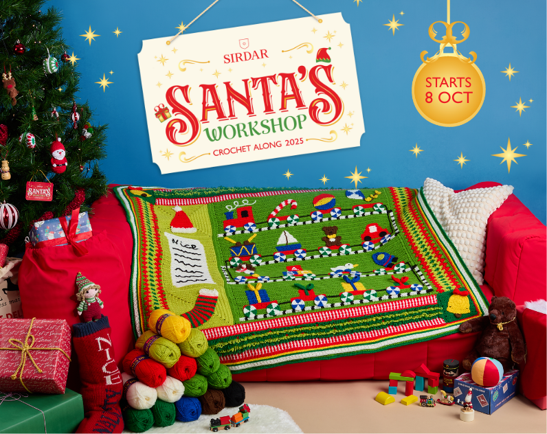 Sirdar Santa's Workshop Christmas Crochet Along - Official Yarn Pack