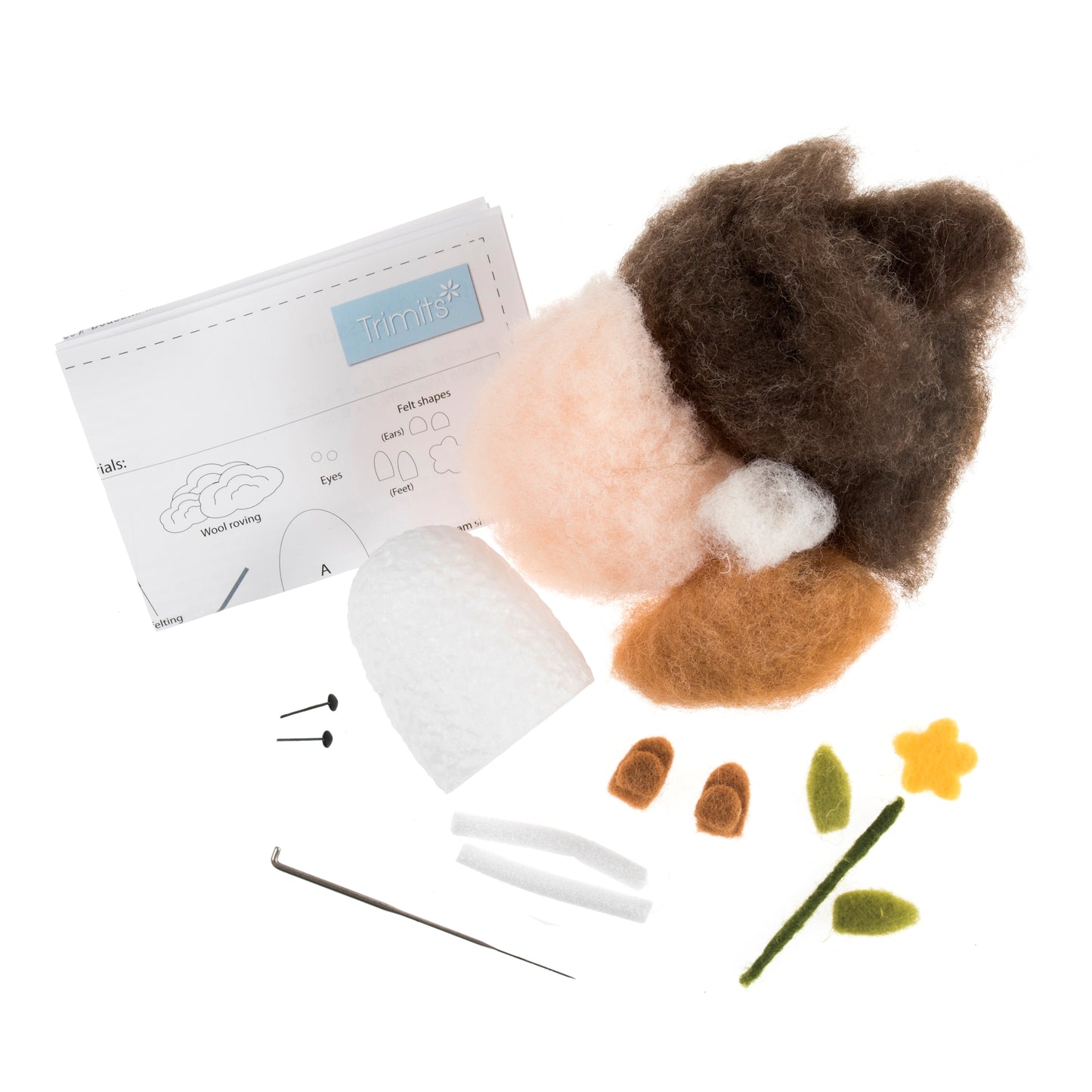 Trimits Needle Felting Kit: Hedgehog