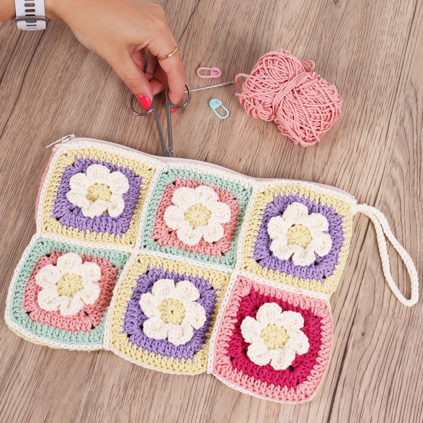 Trimits Crochet Bag with Zip Kit