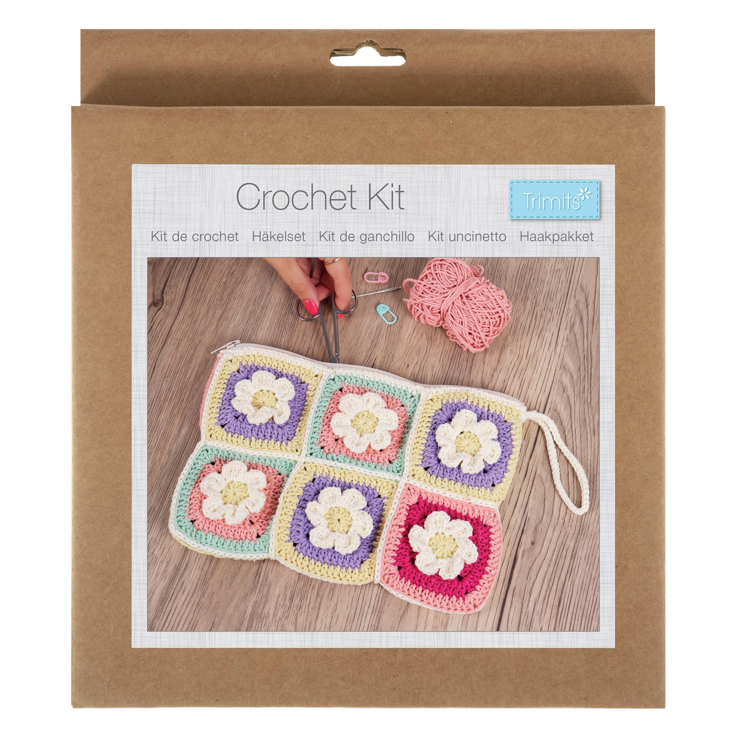 Trimits Crochet Bag with Zip Kit