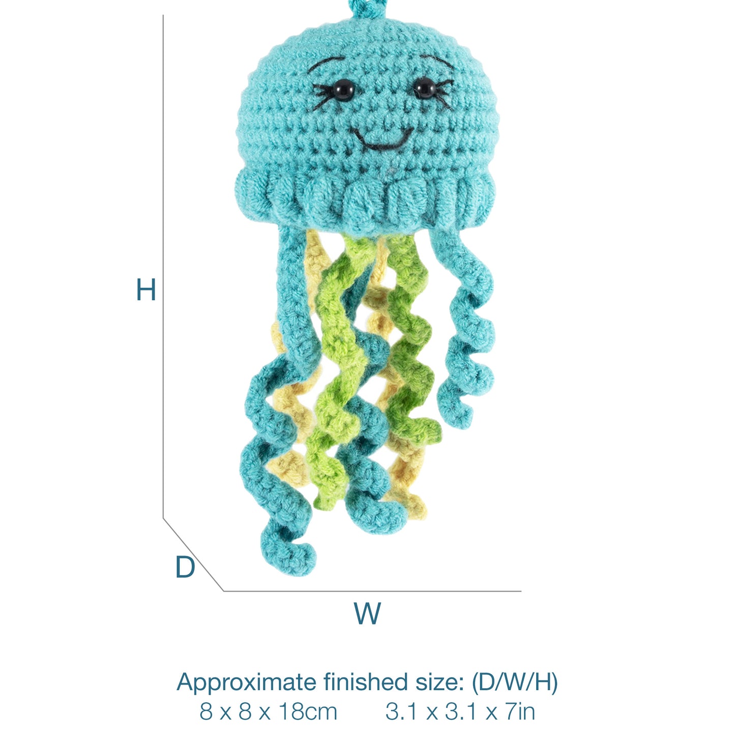 Trimits Amigurumi Crochet Kit: Jellyfish