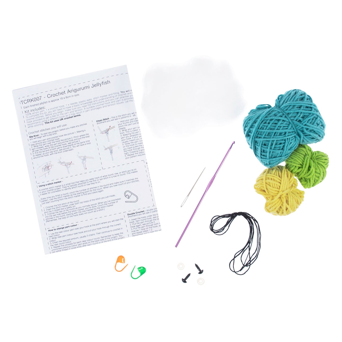 Trimits Amigurumi Crochet Kit: Jellyfish
