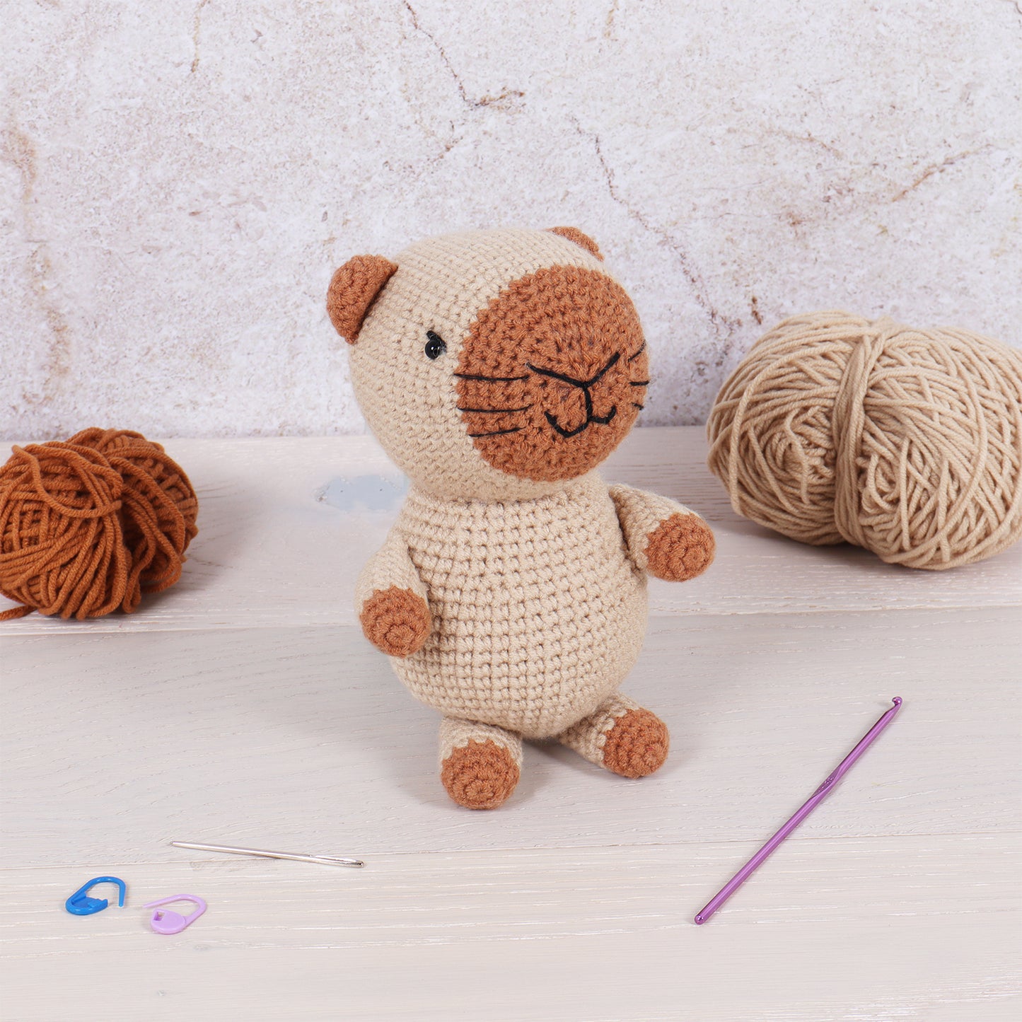 Trimits Amigurumi Crochet Kit: Capybara