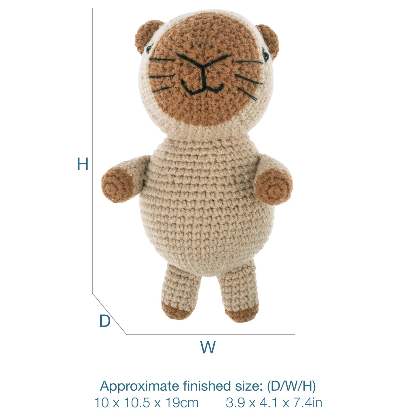 Trimits Amigurumi Crochet Kit: Capybara