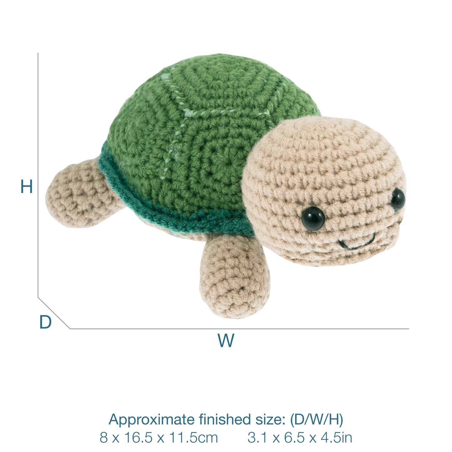 Trimits Amigurumi Crochet Kit: Tortoise