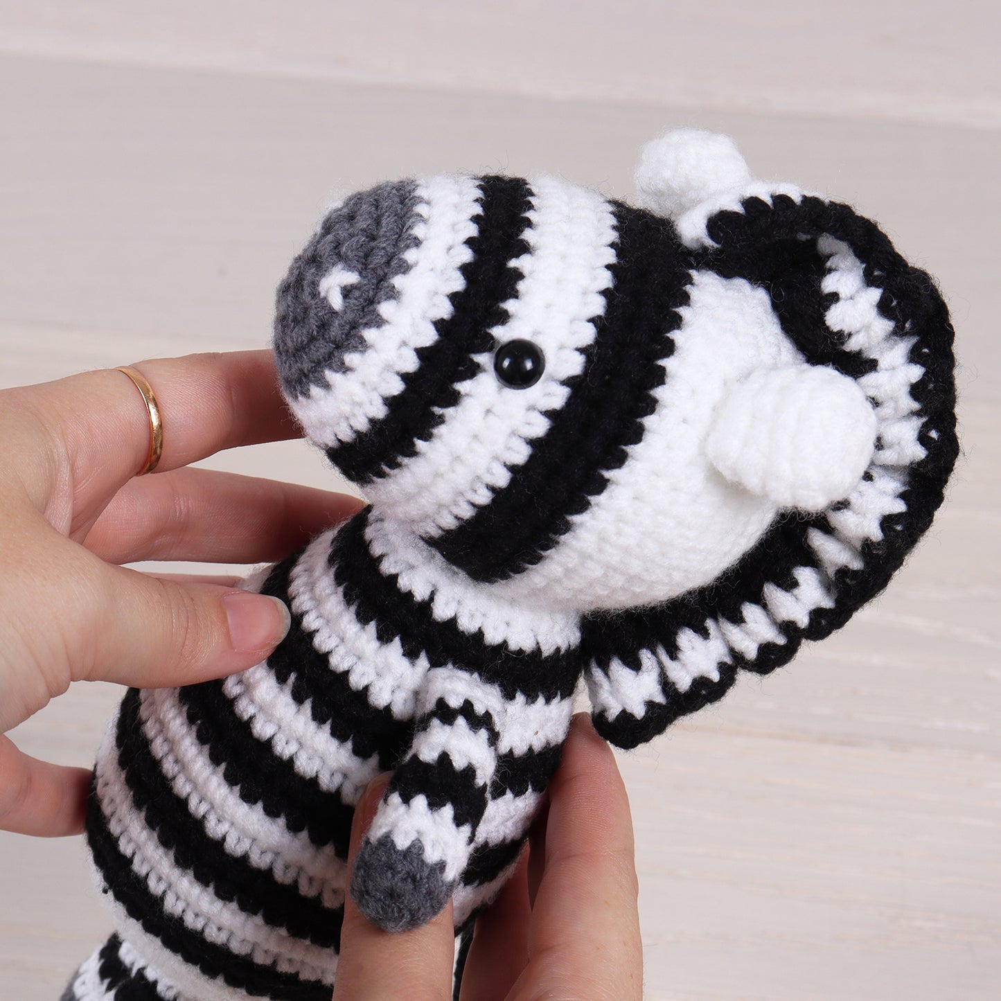 Trimits Amigurumi Crochet Kit: Zebra