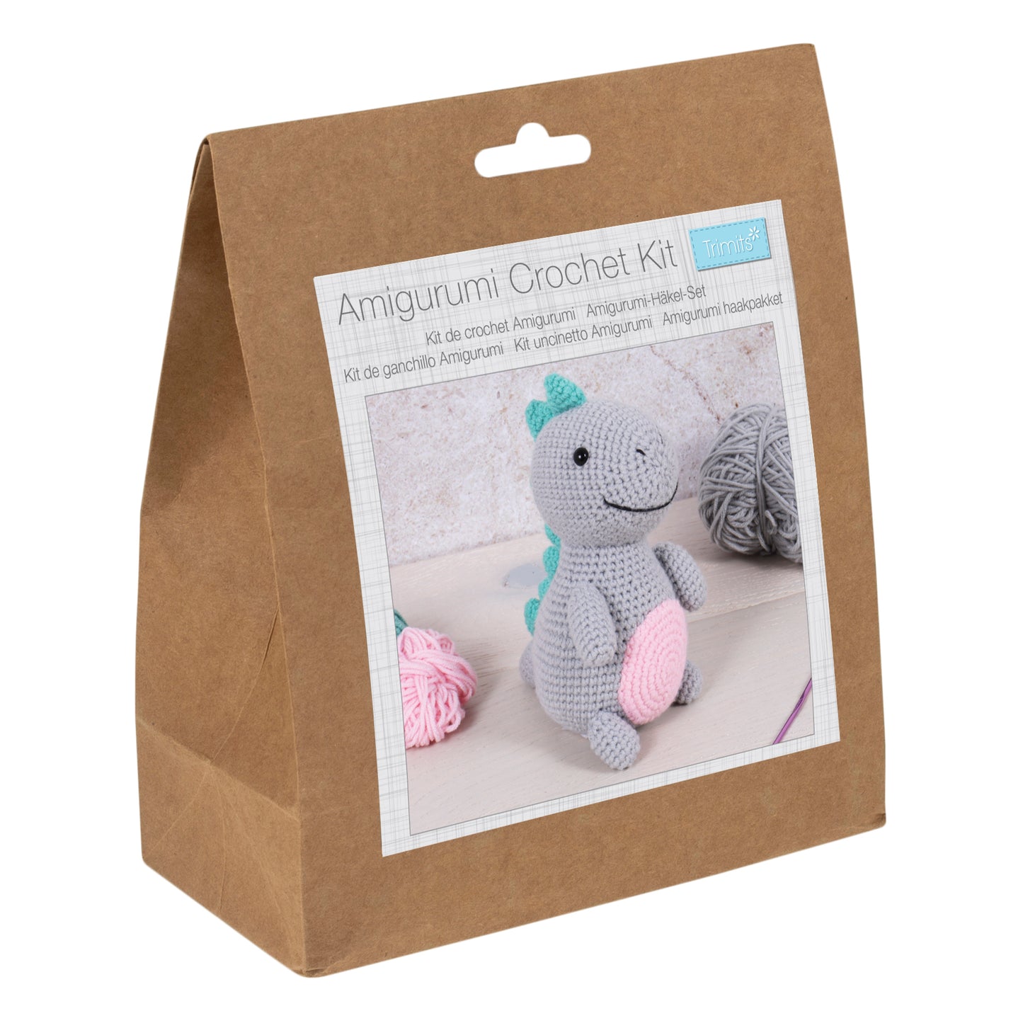Trimits Amigurumi Crochet Kit: Dinosaur