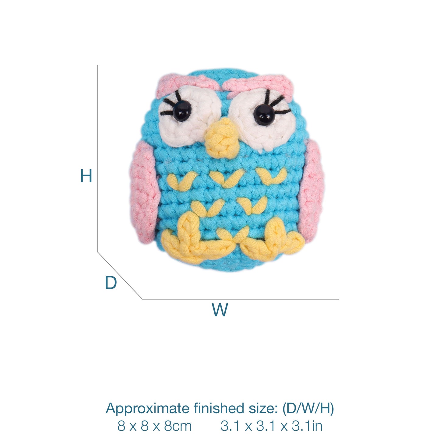 Trimits Beginners Amigurumi Crochet Kit: Owl
