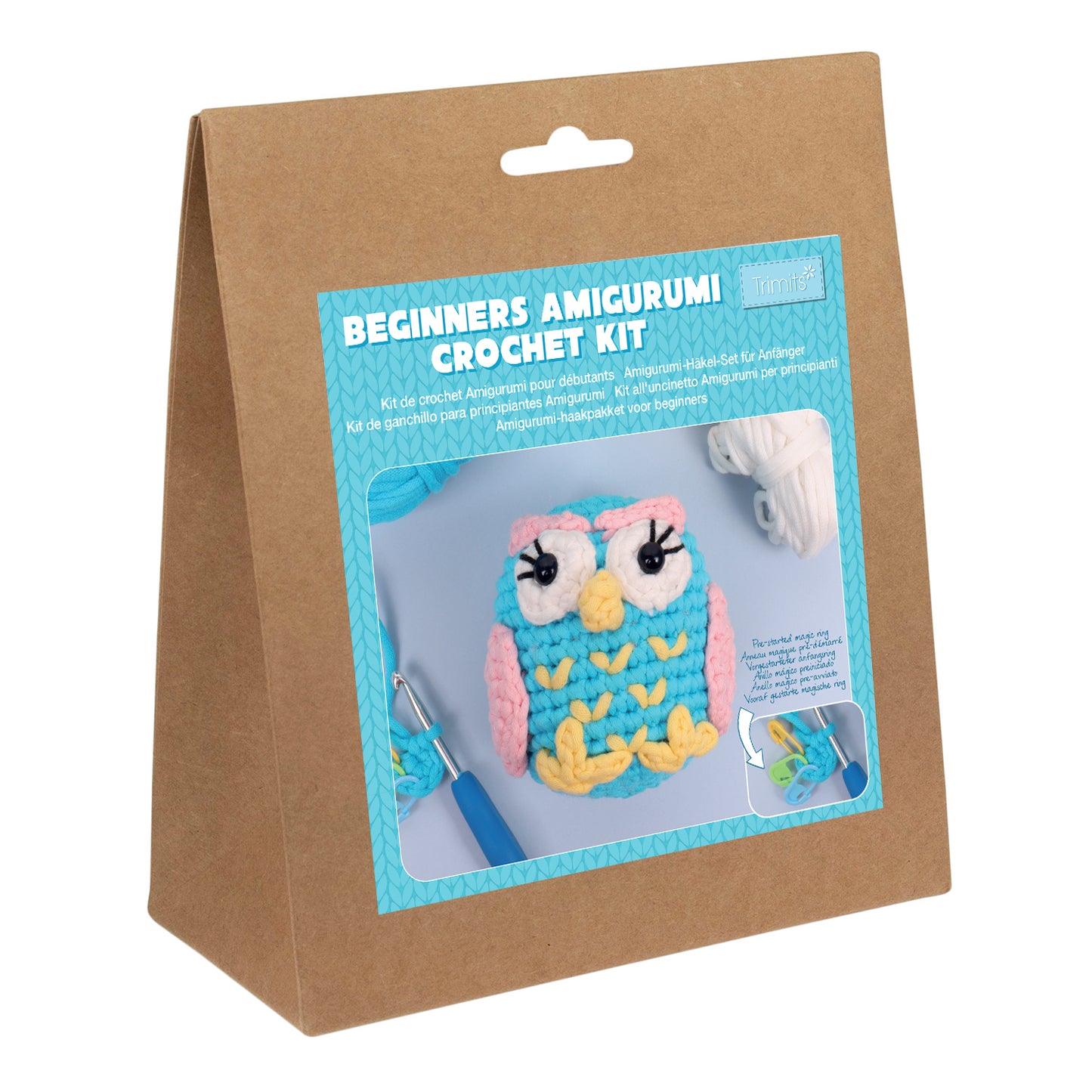 Trimits Beginners Amigurumi Crochet Kit: Owl