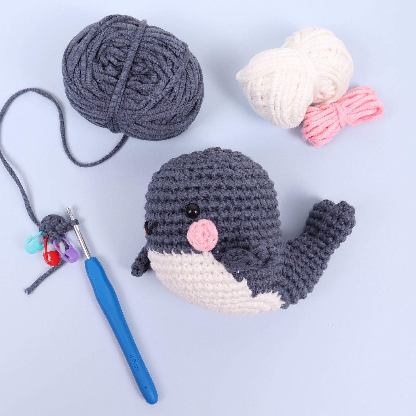 Trimits Beginners Amigurumi Crochet Kit: Whale